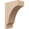 Ekena Millwork 5"W x 10"D x 15"H Classic Moab Rough Cedar Woodgrain TimberThane Corbel, Primed Tan CORUR05X10X15MOARCPR - alternate 1